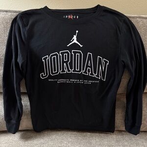 Jordan Black Long Sleeve Tee, NWOT